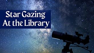 Enjoy star gazing at the library on September 29
