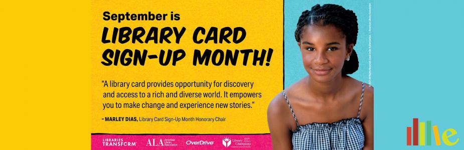 Library Card Sign-up Month