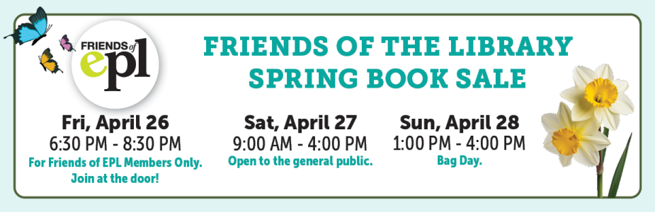 Friends of EPL Spring Book Sale 2024