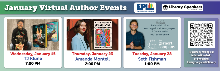 January Virtual Author Events